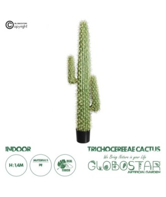 GloboStar® Artificial Garden TRICHOCEREEAE CACTUS 20132 Τεχνητό Διακοσμητικό Φυτό Κλειστόκακτος Υ140cm